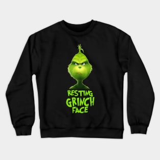 Funny Grinch Christmas Grinch Funny Gift Grinchmas Grinch Lovers Crewneck Sweatshirt